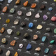 Crystal stone decoration desktop ornaments crafts give people gifts for girls niche senior birthday gifts for boys walnut - black background [A4 paper size] without glass