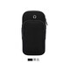 Huaiguoying running mobile phone arm bag for men and women outdoor sports running fitness mountain climbing cycling fitness waterproof wristband suitable for screens below 6.5 solid color arm bag - black