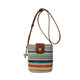 Nanfeng Chio2nd arc-en-ciel Mousse Baquet Sac Sac pour femmes 2025 Nouveau sac tressé d'été