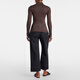 
Brunello Cucinelli cashmere and silk-blend rib knit top P01054348 Brown XXS CN 155/80