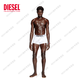 Diesel Men's Boxer Underwear Piece Comfort Panties Ahjwe Flagship officiel authentique [trois pièces] A175800HJBWE4877 NON XL
