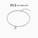 Chao Acer Star Platinum Bracelet PT950 Bracelet Explosive Jump Bead Bracelet Birthday Gift for Women Pricing Labor Cost 500 Yuan 4.5g