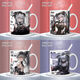 Yaowan XI und Doppel Pamishi Peripheral Q Version Jietawei Dawn Cute Mug Coffee Cup 2D Game Trinking Cup [weiße Single -Tasse] TJ3892 Exquisite [Tasse] + Untersetzer + Löffel