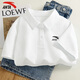 
Anta (ANTA) sports suit women's polo shirt T-shirt short-sleeved guard pants clothes pants basketball women's autumn running casual clothing snowflake white/basic black M