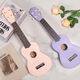 Autres caricatures pour enfants de 23 pouces Ukulele pour enfants mignon guitare uklili instrument de musique débutant pour hommes et femmes accessoires de 23 pouces notes de couleur 23 pouces