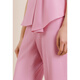 OBBLIGATO Origato Summer Green Fruit Collar D-Buckle Ribbon Asymmetric Top Cherry Blossom Pink Women's Pants S