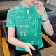 UNI QLO 2025 new summer half-sleeved men's short-sleeved polo shirt T-shirt trend F9215 white M
