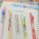 UHFQ TiangGuan Segen neuer Blindkasten Stift kreativer Cartoon niedliche Anime Peripheral Press neutraler Stift Schnell trocken schwarzer Wasser Stift X-6174 Zeitagent Blindbox Random 6 0,5 mm 0,5 mm x Single