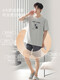 Pyjamas Herren Sommer Baumwolle 2025 Neue Kurzärmer Shorts Sommer Herren High-End Outdoor Wear Home Clothing Anzug HDE9934 2XL