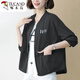Woodpecker sunscreen clothes for women new summer thin baseball collar jacket middle-aged mother short casual cardigan sunscreen clothes orange M [90-105Jin [Jin equals 0.5 kg]]