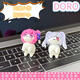 Yuanqiu Little Affe Doro Figur Gold Cup Statue Dorothy Victory Göttin GK 2d Schöne Mädchen Ornamente Trendy Spielzeug Peripheriemodell Doro Dorothy-5cm [hungrige dünne Version]