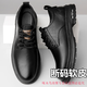 Woodpecker leather shoes men's autumn and winter soft leather business formal shoes men's breathable and wear-resistant casual shoes increased Martin boots dad shoes brown upgraded boutique 42