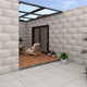 Guiying Villa Exterior Wall Tiles 300x600 House Balcony House Patio Cultura Anti-Freeze Cultura de piedra Maldos de pared Falda de pared 3892 300x600