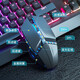 (Logitech) Le même type de clavier lumineux câblé, souris, écouteurs, sensation mécanique, ordinateur portable d'ordinateur de bureau YK845-Black Orange Light [Clé et casque de casque de souris