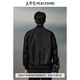 PeaceBird Men's Clothing [mismo estilo en el centro comercial] Jacket 25 Spring New Loose Dark Pattern Jacquard Jacket B1BCF1416 Negro 1 S