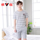 Los pantalones cortos de manga corta de pijamas de algodón de verano yalu se pueden usar en el exterior para el exterior para los trajes de ropa para el hogar para hombres en el verano shorts de manga corta de Summer Donghanfeng: D9928 L [recomendado 100-120 Jin [Jin equivale a 0.5 kg]]]