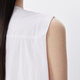 Jnby/Jiangnan Buyi 25 Sommer Neues chinesisches Kleid gerade ärmelloser runder Hals weich und bequem 5p5g13570 101/Bleached xs