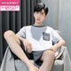 Modal Herren Pyjamas Sommer 2025 Neues Baumwollkleidung für Kurzschleife für Männer für Männer Teenager Sommerstil großgröße HDE-9934 4XL