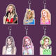 MPPMCK new GIDLE gidle World Tour Song Yuqi Acrylic Keychain Creative School Bag Pendant Keychain A1283--Song Yuqi Style 1 Standard