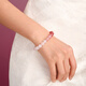 Chow Tai Fook SOINLOVE Treasure Girl Pink White Chalcedony Bracelet VV263