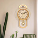 Changxinda quartz horloge murale salon 2025 punch-libre bawang music mur horloge salon mode pendulum horloge salon [programme de contrôle de la musique] 6173a music-inregistrement du temps swing plat (27