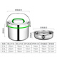 Zhewei en acier inoxydable 2 couches Isolation Boîte à lunch à grande capacité Bodet Hands Handd Soup Bodet Adulte Rice Bucket Soup Pot SN4877 3L Jaune (201 Material)