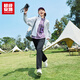 Super Anta water-resistant sports jacket for women in autumn windproof and warm casual sports jacket top 162537602U grass white gray-1 S/women 160