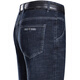 Sept Wolf (SW1960) Spring and Summer Cotton Cotton Jeans Business d'âge moyen pour hommes droits de grande taille décontractée papa lâche Pantalon long 3891 LAN DEEP SumM fine 30 [2 pieds 3]