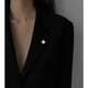 Quamer7do exquise mère shell mini petite broche pour le décolleté des femmes bouton anti-exposée du collier de collier de collier cardigan cardigan accessoires de fixation mère