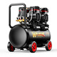 Jiang Zhiai Air Compressor Small 220v Industrial Grade Oil-free Silent Portable Woodworking Air Pump High Pressure Air Pump Air Compressor 3890W-70L [LCD Digital Display Dual Motor]