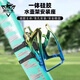 Shantou Lincun is suitable for Giant water bottle cage, bicycle water cup holder, no punching water release bracket, mountain road bike riding universal, quick-release conversion seat + wing water bottle cage black