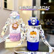 Chengliu Sika Hirsch Sommer Neuer transparenter Strohwasserbecher hochpräziser großer Kapazität Plastikpokal Outdoor Sport Cup Frauenmodell M02 Kinderbecher-Purpur-NZ2694 Fox PC