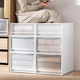 Yonghuan Storage Box Drawer Plastic Household Clothes Wardrobe Storage Box Underwear Storage Box Transparent 9227 Deep 44 Width 34 Height 19 One-pack Price 365 Days Warranty Ten Years Destruction Compensation After-sales Guarantee