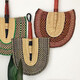 CLCEYRoomology Africa imported Ghana hand-woven straw woven fan ins color decorative fan bgf-12132