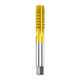 
BEYZK Cobalt-containing titanium plating straight tank jumper tap for tap M4M5M6M8M10M12M1416 copper and aluminum special H2 light load jumper tap suitable for copper aluminum plastic avoidance