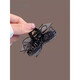 Liwo temperamento negro de malla de malla raspando flequillo de frente pequeño sujetado la cabeza de la cabeza del cabello medio atado clip d12052