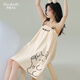 Mishide Petit seins à plate plate pyjamas sexy pyjamas de nuit pour femmes Summer Pure coton Sous-schéma pyjamas mince jupe d'été mignon 20 Cy6167 M [Poids recommandé 80 à 100 Jin [Jin est égal à 0,5 kg] toute taille