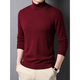 NOSSKISS printemps, automne et hiver Couleur de col roulé à col roulé Men de cardigan 100 pull pur de style coréen à la mode intérieure en tricot de base Black 2xl 185 (adapté à 165-180jin [Jin est égal à 0,5 kg]
