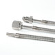 He Jiagong 316 stainless steel VCR female head male vacuum corrugated hose ultra high purity and clean MVCR3/8-FVCR3/8 (L:1048)