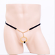 Men's sexy underwear for men's special temptation passion transparent free sexy open-end ring sexy thong white single size