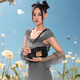 JellyToyboyJTB口琴包.新款通勤小包包时尚轻奢手提包小众链条单肩斜挎包 异双生系列口琴包_米白色