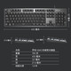 Logitech K865 Teclado mecánico inalámbrico Inalámbrico Bluetooth Bluetooth Red Teclado Oficina de negocios Sesportas Teclado de modo dual 104 Tecla de tamaño completo K845 Tea Shaft + G502 Hero
