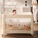 Maison de champignons coolbaby berceau pliable ouverte un bouton et clôture lit épissé sans couture portable multi-fonctions portable de lit de chambre