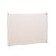 
LDVEP door pet fence on the floor indoor home dog and cat special L-type free combination simple heightened isolation baffle milky white 15272cm (3 pieces)
