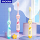 Frog Children's Toothbrush Set Soft-bristled Toothbrush Set of 8 Pack for Boys and Girls Aged 2-12 (New and Old Packaging Randomly Sent)