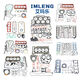 
Litian suitable for BMW engine piston ring integral two-piece 13578 series X1X3X5X6X7MINI piston M57