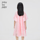 jnby by JNBY Jiangnan cloth children's clothing two-piece princess skirt multi-color thin short-sleeved dress girls and children 1O8G17580 690/mixed powder 160cm
