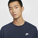 Nike (NIKE) official men's french trotter top round neck sweatshirt embroidered soft FUTURA comfortable FN3889 451 obsidian/white XL