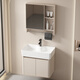 HKFF Pequeño apartamento Mabinete de baño Combinación de lavavajillas Cerámica Integrada Balcón Balcón Balcón de lavado F7020 Gabinete colgante 4837 cm