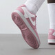 耐克（NIKE）鞋子女鞋 2025夏季新款低帮耐磨运动鞋帆布鞋休闲鞋透气板鞋 粉色/白色 35.5